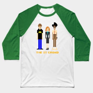 The IT Crowd - pixels Baseball T-Shirt